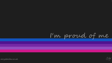 I'm proud of me - Transgender flag (WOT edition)